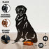 Golden Retriever Dog Loss Garden Ornament Memorial Personalised